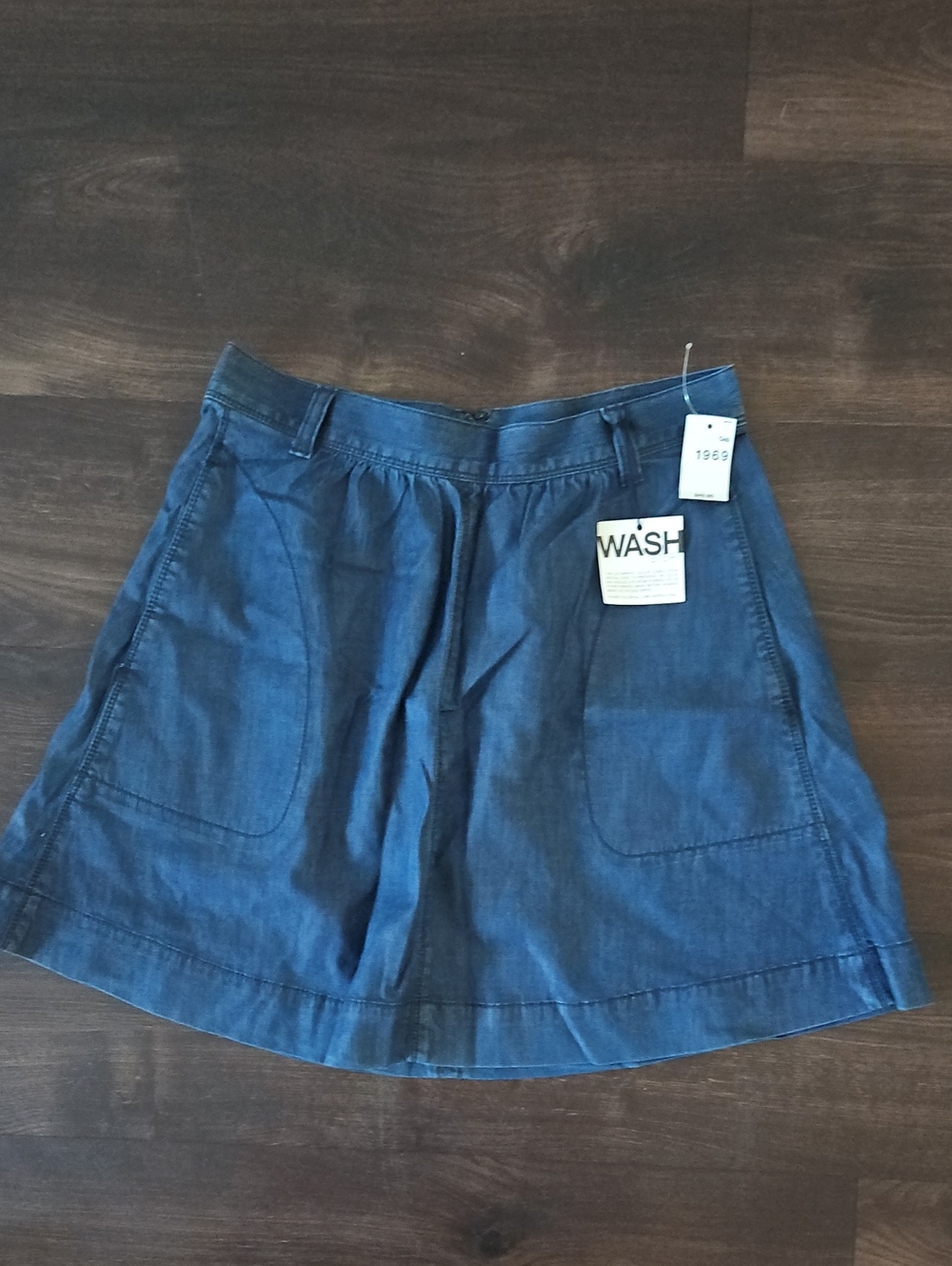 GAP Denim Blue A-Line Skirt